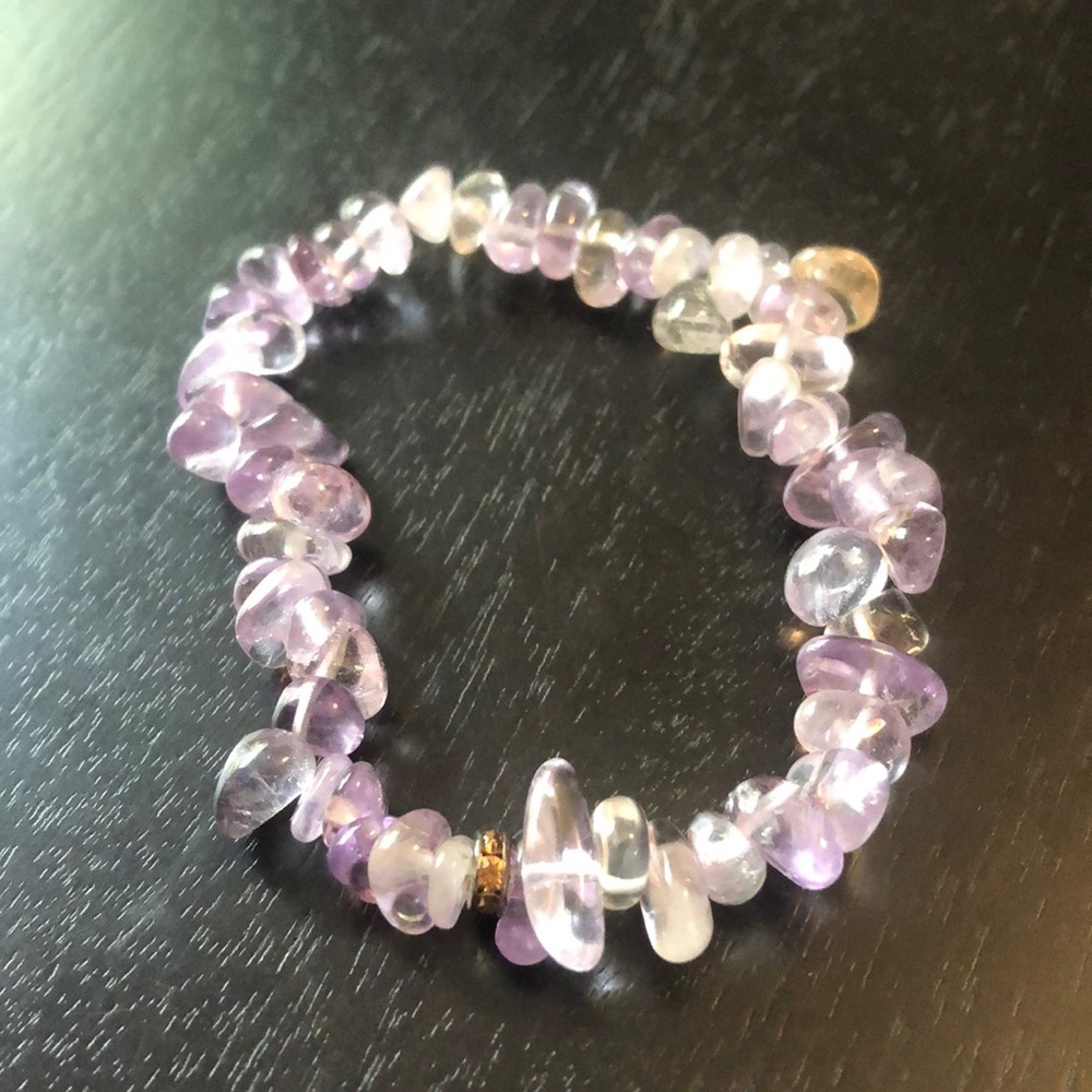 Ametrine stretch bracelet